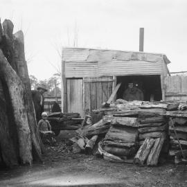 T. Coish's wood yard or timber yard in Benalla.