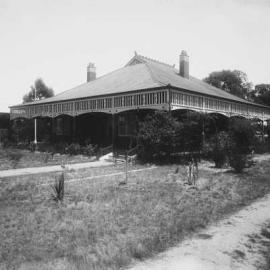 Front view of a double-fronted dwelling, ‘Mont Alto’, Benalla.