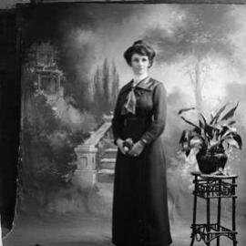 Studio portrait of Miss [or Mrs.] Slater.