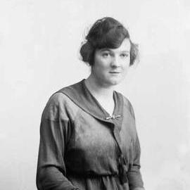 Studio portrait of Miss Maloney.