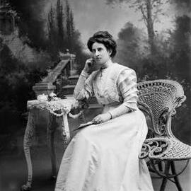 Studio portrait of Miss Maher.