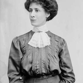 Studio portrait of Miss Rolls.