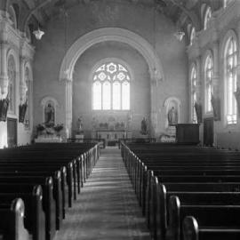 Interior view of St. Joseph’s Roman Catholic Church, Benalla.