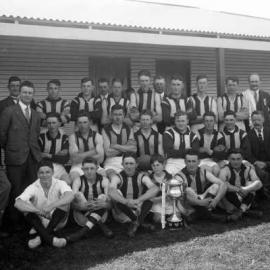 Wangaratta football team, possibly in Benalla.