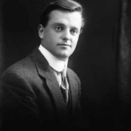 Studio portrait of a young man.  Family name Trudgen or Trudgeon.