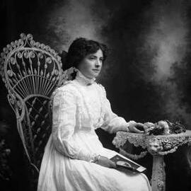 Studio portrait of Miss Baird.