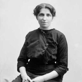 Studio portrait of Miss Gillespie.