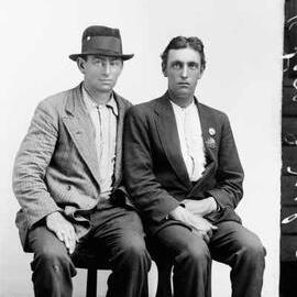 Studio portrait of Mr. O’Leary and Mr. Wilson.