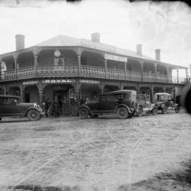 An external view of the Royal Hotel.
