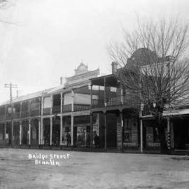 Shops and commercial premises in Bridge Street Benalla.