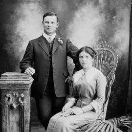 Studio portrait of members of the Avery family.