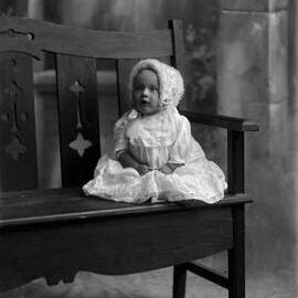 Studio portrait of  a baby named Lee.