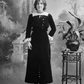 Studio portrait of Irene Keating.