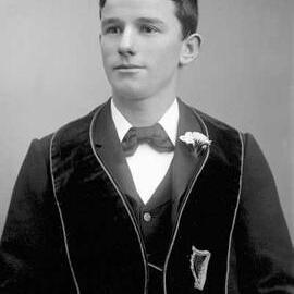 Portrait of Mr.  W. Wilson  wearing a Druids velvet stole or vest.