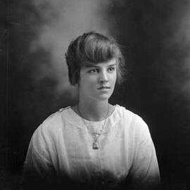 Studio portrait of  Miss Y. Horsefield.
