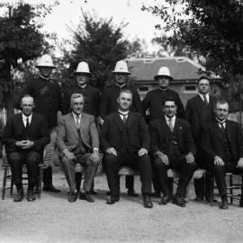 Police staff at the Benalla Police Station in 1929.