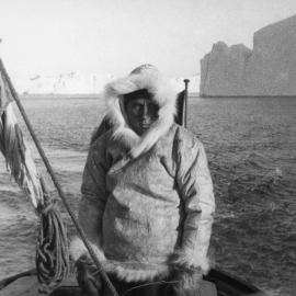 Crew member standing on deck