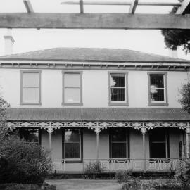 Rosebank, a two storey Victorian house in Geelong, Victoria.