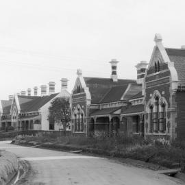 Dwellings at the Old Colonists' Homes in Rushall Crescent, North Fitzroy, Melbourne.