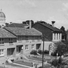 A view of part of the St Laurence Housing Estate from the roof of number 35 Hanover Street, Fitzroy, Melbourne.