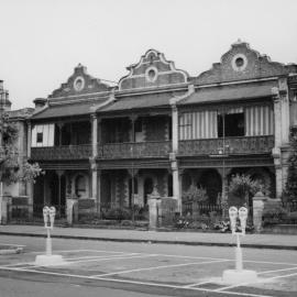 Dwellings in Barry Street, Carlton, Victoria.