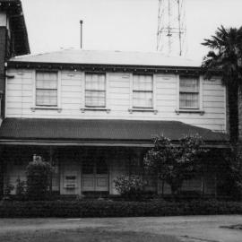 A timber dwelling in Jolimont Square, Jolimont, Victoria.