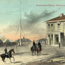 Government Offices, Melbourne, in the "Fifties".