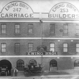 Ewing Bros. Carriage Builders.