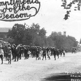 March of the Naval Brigade, Baarmutha Park, Beechworth.