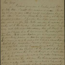 James Butchart, Smeaton Hill, to brother