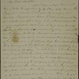 James Butchart, Smeaton Hill, to sister