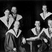 Commerce graduates and staff, 1927.