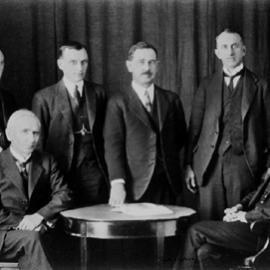 Commerce graduates and staff, 1927.