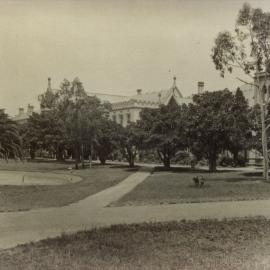 General View of University Grounds, University of Melbourne, 1892.