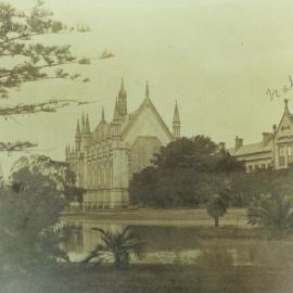 Old Wilson Hall and Main Building, University of Melbourne, 1892.