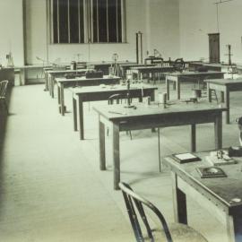 Natural Philosophy School laboratory, University of Melbourne, 1892.