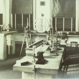 Natural Philosophy School laboratory, University of Melbourne, 1892.