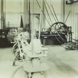 Natural Philosophy School workshop, University of Melbourne, 1892.