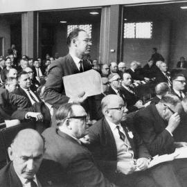 Norm Docker and other Union officials at an unknown event.