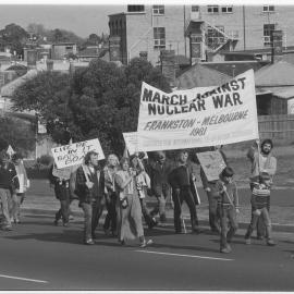 A May Day March in Russell Street  Melbourne, in 1982