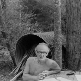 Bernie Taft at Camp Eureka, Yarra Junction, Victoria in 1982.