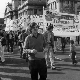 A May Day March in Melbourne in 1982.