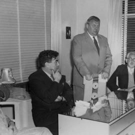 Writers and others at a writers' gathering in Australia.