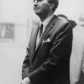 An informal portrait of Noel Counihan in 1963.