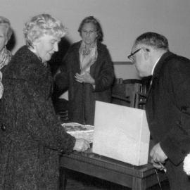 Dorothy Gibson and Frank Hartley celebrating Paul Robeson's birthday on 9th April 1962.