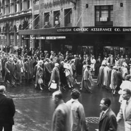 A May Day March in central Sydney.