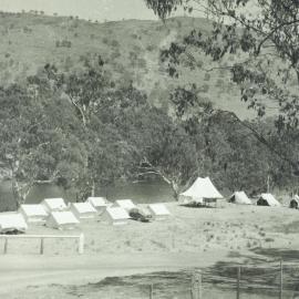 Survey campsite, University of Melbourne, 1939.