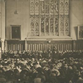 Interior of Old Wilson Hall, University of Melbourne.