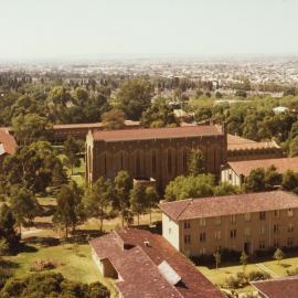 View from Redmond Barry Building, University of Melbourne, January 1978.