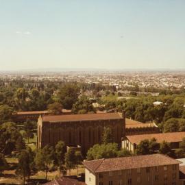View from Redmond Barry Building, University of Melbourne, January 1978.